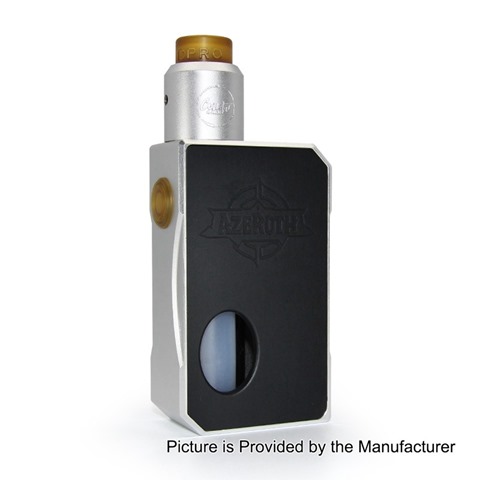 authentic coilart azeroth squonk mechanical box mod dpro rda kit silver 7ml 1 x 18650 20700 21700 24mm diameter thumb - 「Geekvape Shield サブオームタンク」「IJOY CAPO SRDA Squonker 100W」「FreeMax FireLuke Proレジン版」