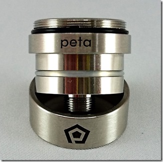 peta9 thumb - 【レビュー】「Peta Tank（ペタ タンク）」ハイエンドクリアロマイザー。FOG1コイルをもっと美味しく！【クリアロマイザー】