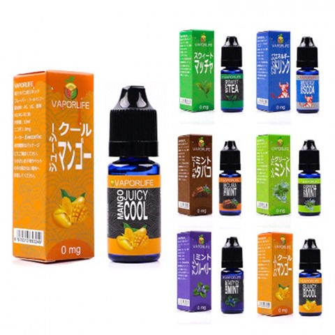 vaporlife e juice 1 thumb 1 - 【レビュー】VAPORLIFE 「キューバミントタバコ」「スウィートマッチャ」「リフレッシュエネルギードリンク」リキッドレビュー。【Everzonオリジナルリキッド】