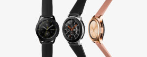 galaxy watch silver black rosegold 300x116 - 【新製品】ゴルファー必携！スコアを伸ばすならGalaxy Watch Golf Edition！