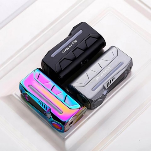 yosta livepor 100 tc box mod 1 thumb - 【海外】「Hammer of God V4 Style Box Mod」「ZELTU X AIO Pod System Kit 1000mah」「Yosta Livepor 100 TC Box Mod」